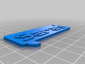 llavero saray paralar rozetleri özelleştirilmiş 3d print model - Mito3D
