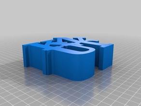 my customized word sculpture sculptures 3d print model - Mito3D