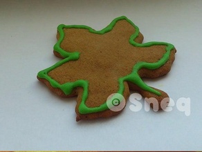 maple leaf cookie cutter remix lightweight kitchen dining 3d print model - Mito3D