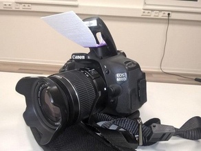 kamera flaşı difüzör fedai 3d print model - Mito3D