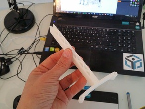 ergonomico supporto per notebook computer 3d print model - Mito3D