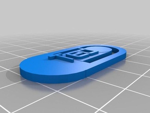 ted clipe de papel organização personalizado 3d print model - Mito3D