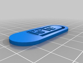 kris clip organización personalizado 3d print model - Mito3D