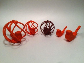 zwitschernde Vogel Pfeifen Kunst makeitloud Dampf Stamm tvy 3d print model - Mito3D
