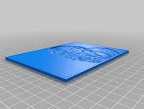 litofania rihanna 2d art personalizado 3d print model - Mito3D