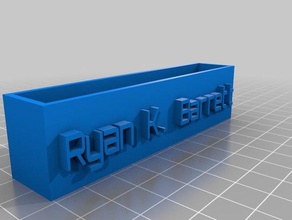 rkb biglietto da visita office personalizzato 3d print model - Mito3D