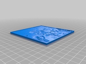 coryse thingy 2d art customized 3d print model - Mito3D