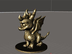 spyro action figure collector statue toys games 3d print model - Mito3D