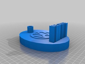 melanievwkeyring de porte-clés personnalisé 3d print model - Mito3D