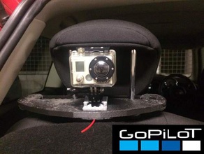 go-pilot go pro accessory camera mount gopro accessories stand 3d print model - Mito3D
