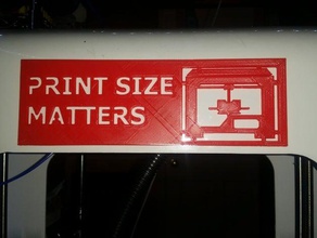 el tamaño de impresión la materia 2d arte 3d print model - Mito3D