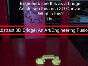 abstract bridge art-engineering fusion other artproject engineeringproject makeredchallenge 3d print model - Mito3D