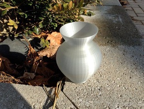 simple vase decor pla pretty 3d print model - Mito3D