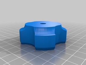 mi personalizados con parámetros estrella de la perilla herramienta partes 3d print model - Mito3D