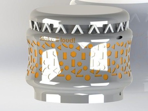 le tambour jouet jeu accessoires de l'instrument makeitloud la musique instrument tambourin 3d print model - Mito3D