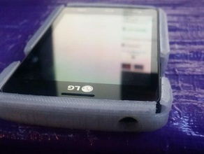 lg suerte de la caja del teléfono móvil 3d print model - Mito3D