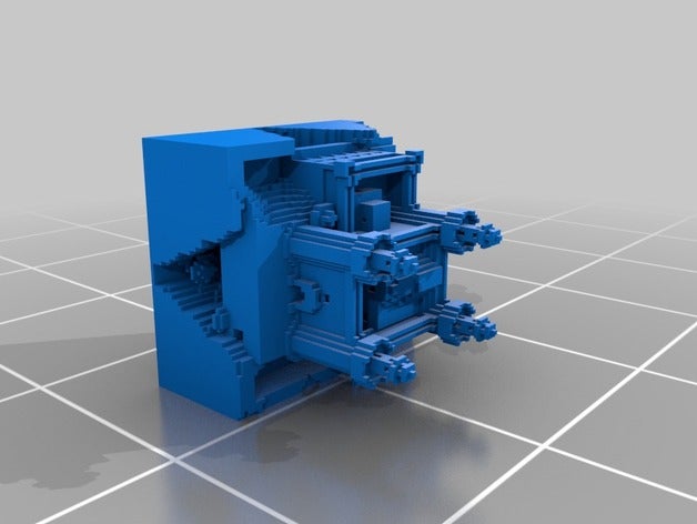 minecraft kale heykeller 3D print model - Mito3D