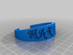 marina bracelet les bracelets personnalisé 3d print model - Mito3D