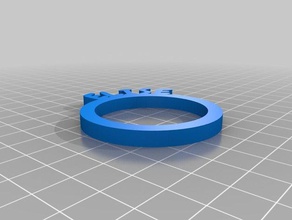 elise napkin rings kitchen dining customized 3d print model - Mito3D