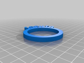 sophia gli anelli di tovagliolo cucina pranzo personalizzato 3d print model - Mito3D