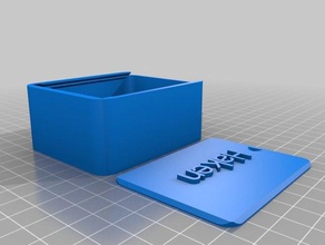 haken los contenedores personalizado 3d print model - Mito3D