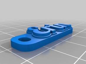 erin nome del tag i portachiavi personalizzato 3d print model - Mito3D