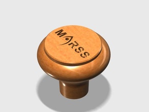 poor mars knob parts door handle job nut 3d print model - Mito3D