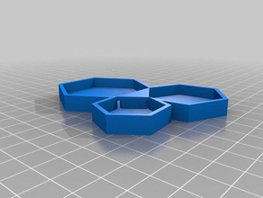 altıgenler areaa+areabareac matematik sanat Pisagor Üçgen 3d print model - Mito3D
