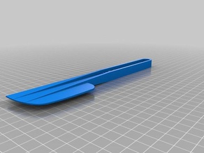spatule g&acircteau cuisine manger 3d print model - Mito3D