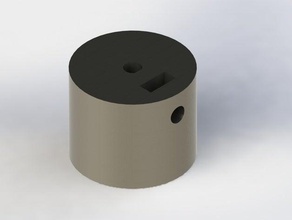 bilge pump stem m4 screw collar connector v2 parts 3d print model - Mito3D