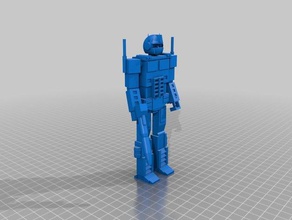 optimus prime robot-mode 3d l'impression 3d print model - Mito3D
