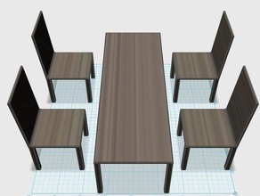 móveis brinquedos jogos A impressão 3d amazingdesign arredamento cadeira a casa de modelo teste 3d print model - Mito3D