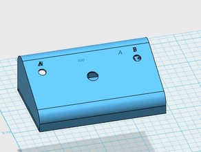 piccolo ab box chassis led indicatore di fori audio pedale 3d print model - Mito3D