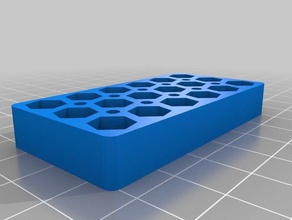 Fach-organizer-bits tool Inhaber - Boxen angepasst 3d print model - Mito3D