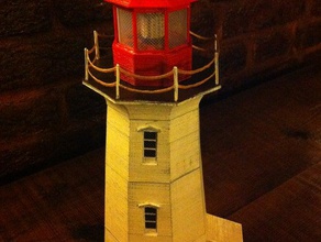 peggys cove lighthouse buildings structures 3d print model - Mito3D