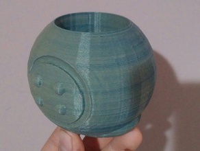 halo plasma granada caneta copa adereços 3d print model - Mito3D