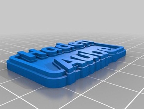 my customized multiline tag keychain keychains 3d print model - Mito3D