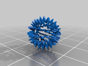 albero di natale topper arte 3d print model - Mito3D