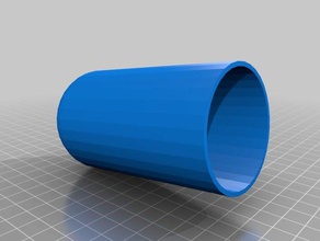 simple 52 mm gauge pod automotive 3d print model - Mito3D