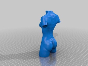 female body high resoluion people 3d print model - Mito3D