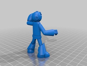 mega man 3d printing 3d print model - Mito3D