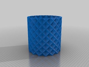 taklitçi 19x19x19cm spiral vazo piramit 3d baskı testler 3d print model - Mito3D