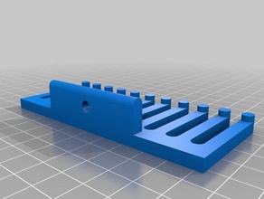 cable holder organization customized 3d print model - Mito3D