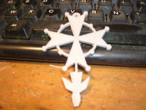 croix huguenote d'autres 3d print model - Mito3D