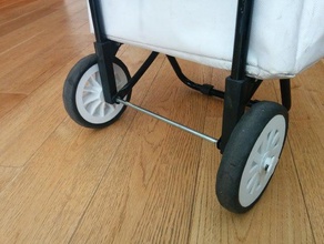 carrello con ruote versione 4 di sostituzione parti 3d print model - Mito3D