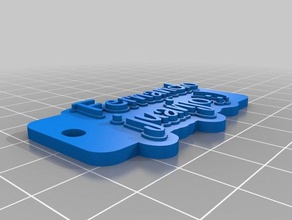 ainhoa keychains customized 3d print model - Mito3D