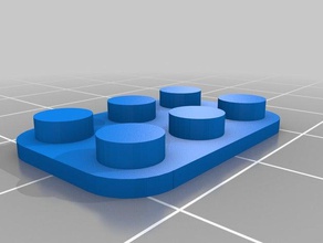 mega bloks Figur stehen Bau - Spielzeug angepasst 3d print model - Mito3D