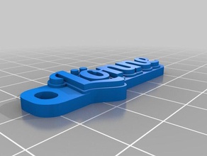 l&oumlnne Schlüsselanhänger angepasst 3d print model - Mito3D