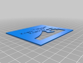 pochoir breaking bad knock test art outils personnalisé 3d print model - Mito3D