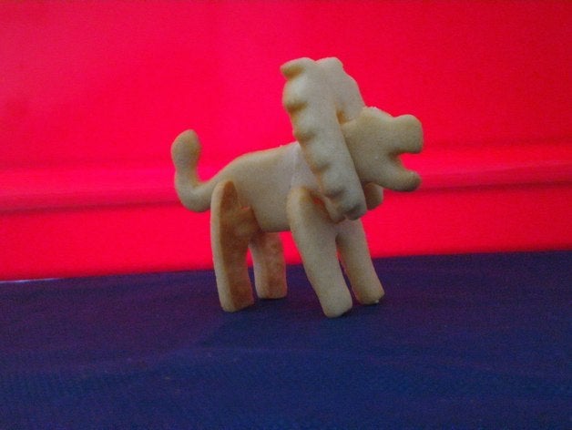 le cookie cutter lion animaux biscotti leone cuisine à manger animal roi 3D print model - Mito3D